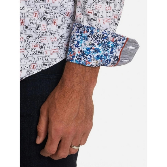 ROBERT GRAHAM High Card Poker Fit Shirt 3XL - Picture 4 of 7